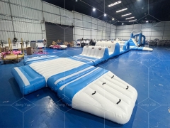 Custom Inflatable Floating Sea Lake Pool Water Park Obstacle Course Water Play Sports Entertainment Aqua Parks