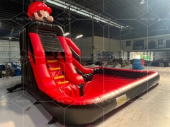 Custom Outdoor Kids Mario Theme Inflatable Water Slide
