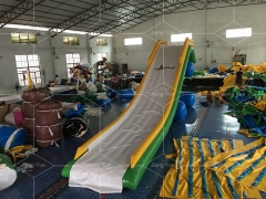 Customized Water Slide Inflatable Boat Slide Yacht Floating Slide For Sale