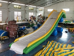 Customized Water Slide Inflatable Boat Slide Yacht Floating Slide For Sale