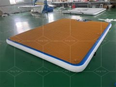 Inflatable Raft Floating Pad Dock Platform Swim Deck Water Play Equipment