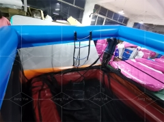 Summer Pvc Tube Inflatable Jellyfish Yacht Pool Inflatable Sea Swimming Pool With Net