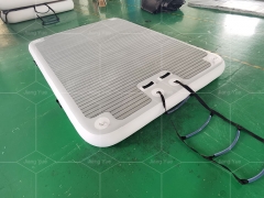 Drop Stitch PVC Inflatable Water Floating Air Dock Platform For Swim
