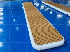 Lightweight Inflatable Gangway Floating Dock Platform Walkway Inflatable Boat Gangway for Yachts Sailboats Lake