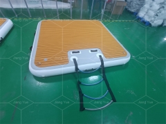 Water Inflatable PVC Floating Platform Non-slip Raft Marine Floating Dock Fishing