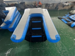 Custom Logo Water Ramp Inflatable Dock Dog Stairs and Ramps Easy to Carry for Dog Water Play Toys