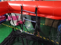 Hot Sale Summer Portable PVC Tube Inflatable Floating Ocean Sea Dock Anti-jellyfish Swimming Pool With Netting