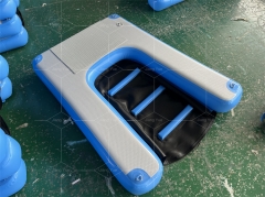 Custom Logo Water Ramp Inflatable Dock Dog Stairs and Ramps Easy to Carry for Dog Water Play Toys