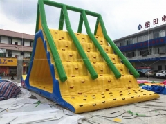 Commercial Water Park Inflatable Water Tower Slide Floating Climbing Wall Water Ladder