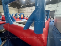 0.9mm PVC Inflatable Water Beach Volleyball Trampoline Field for Sale