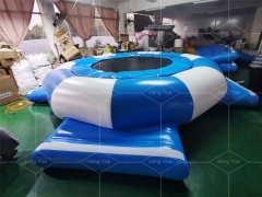 Outdoor Aqua Park Water Sports 5M Floating Inflatable Kids Water Jumping Trampoline Game