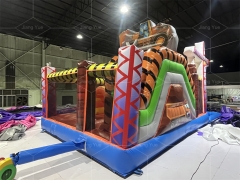 Inflatable Castle Combo Water Slide With Pool