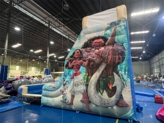 Newly Moana Theme Inflatable Slide with Pool