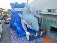 Giant Gone Fishing Shark Slide Inflatable